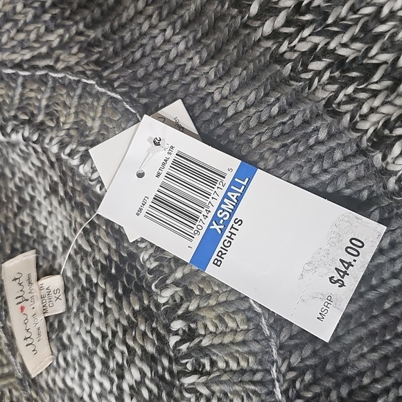 ULTRA FLIRT Womens Striped Long Sleeve Crew Neck Sweater Juniors XS - Picture 3 of 3